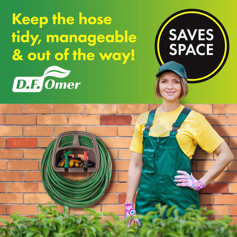 DF OMER wall-mounted design saves space and prevents damage.