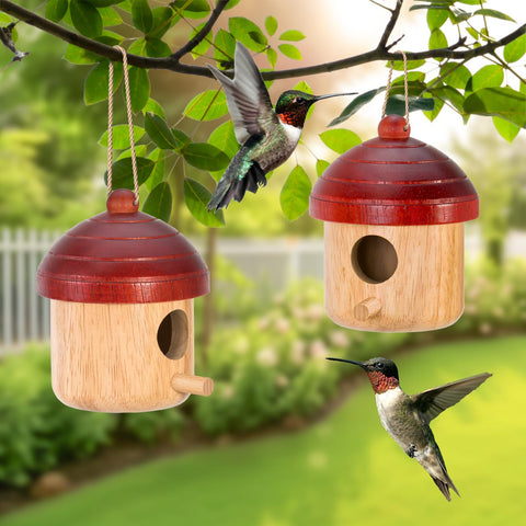 DFANG waterproof wooden nesting box designed for long outdoor life and weather resistance.
