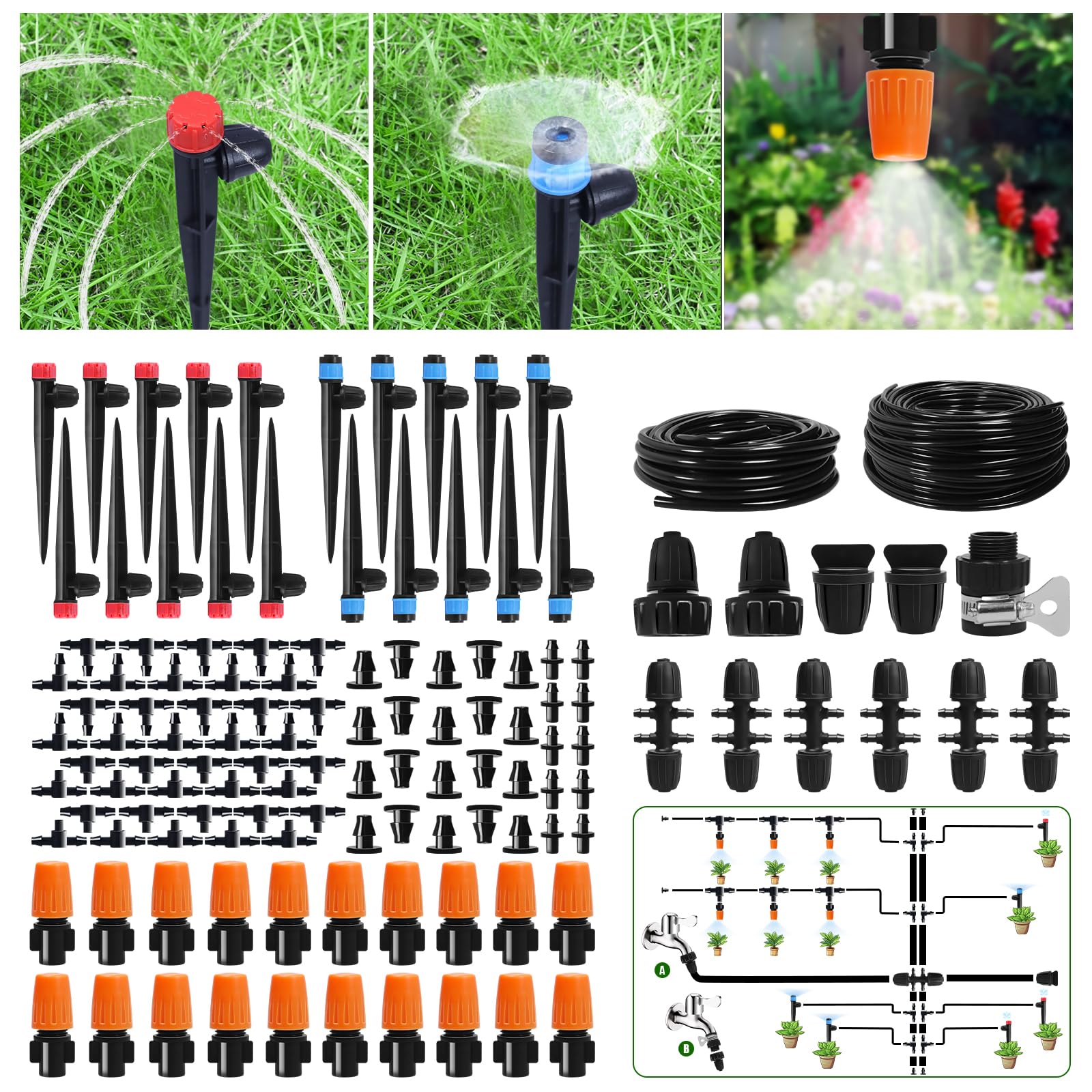 DFDNFF water-saving irrigation system helps reduce waste.