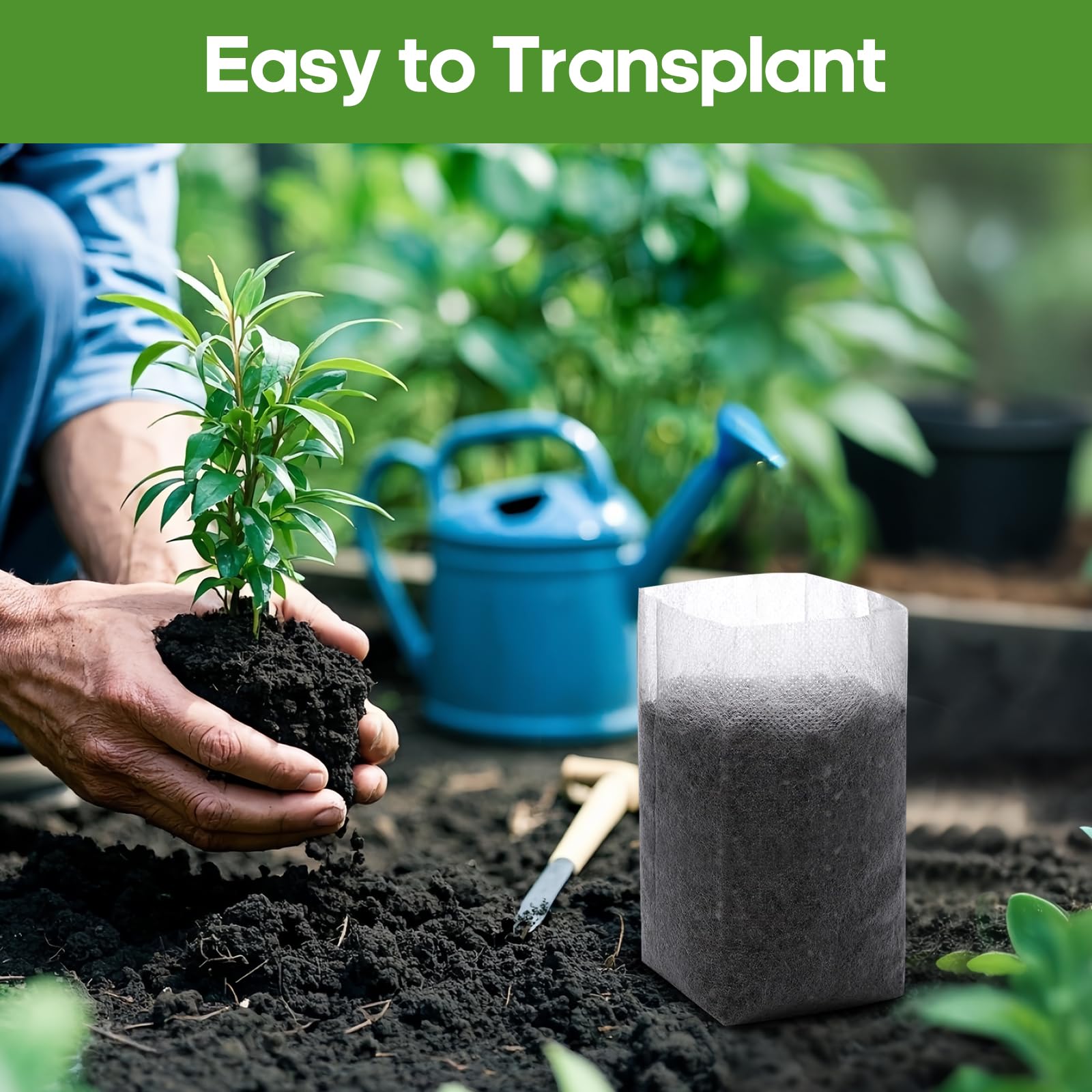 DFKPVBHB multipurpose grow bag for hydroponics or soil transplants.