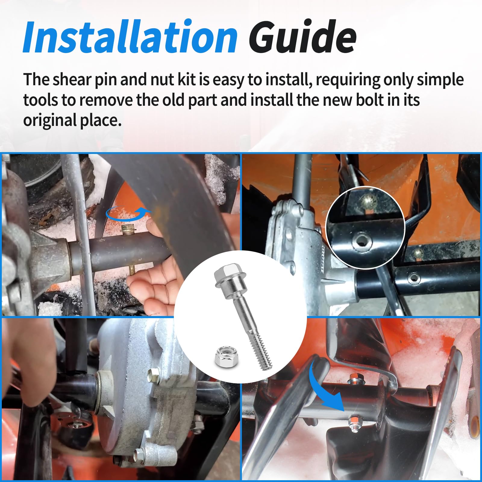 Dfnidy durable metal shear bolts emphasize long-lasting winter reliability