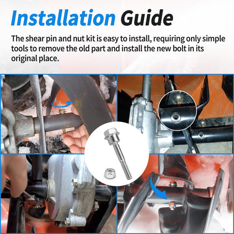 Dfnidy durable metal shear bolts emphasize long-lasting winter reliability