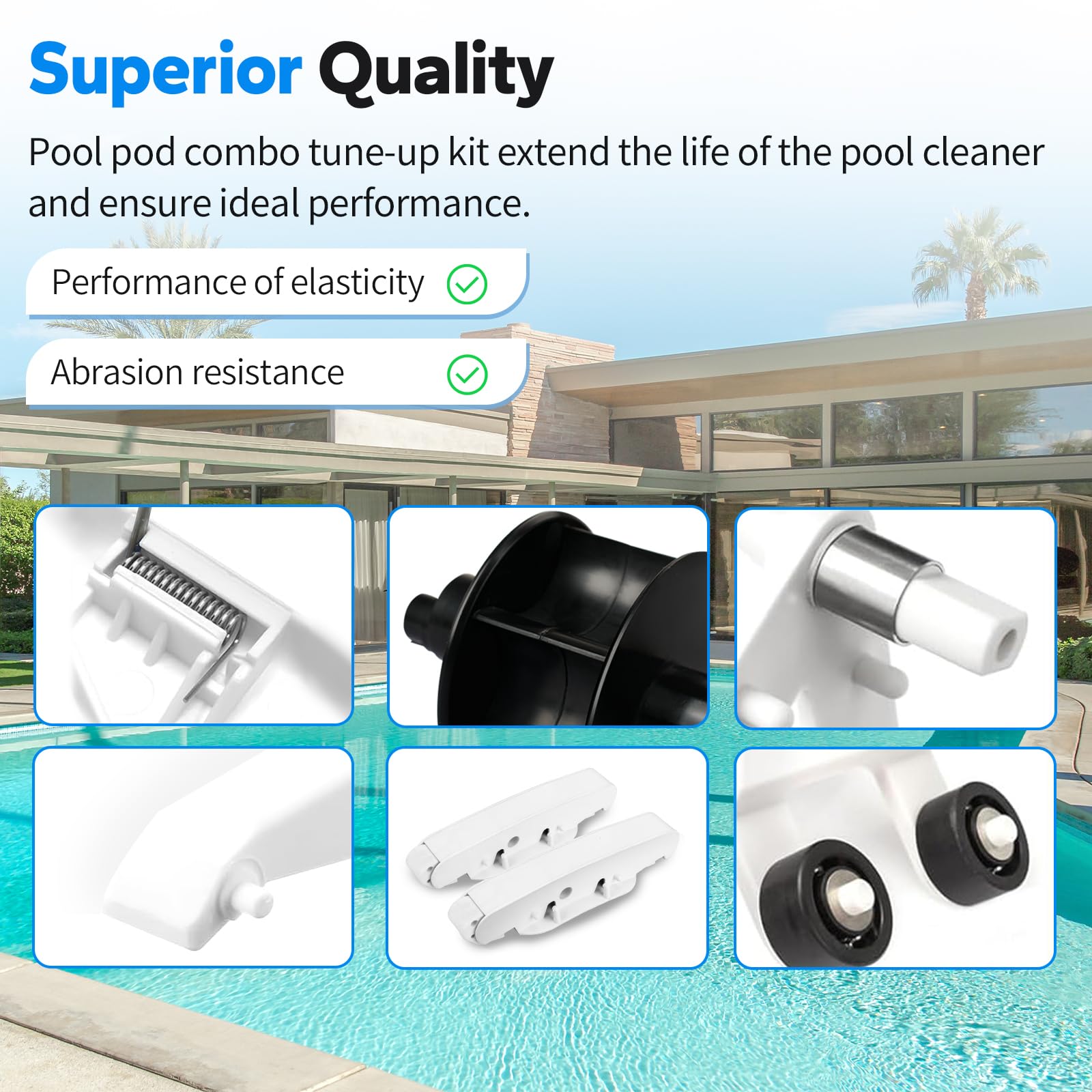 Dfnidy flap kit AXV434WHP reduces clog risk and boosts flow