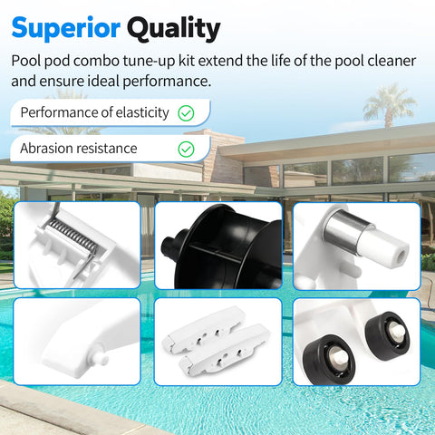 Dfnidy flap kit AXV434WHP reduces clog risk and boosts flow