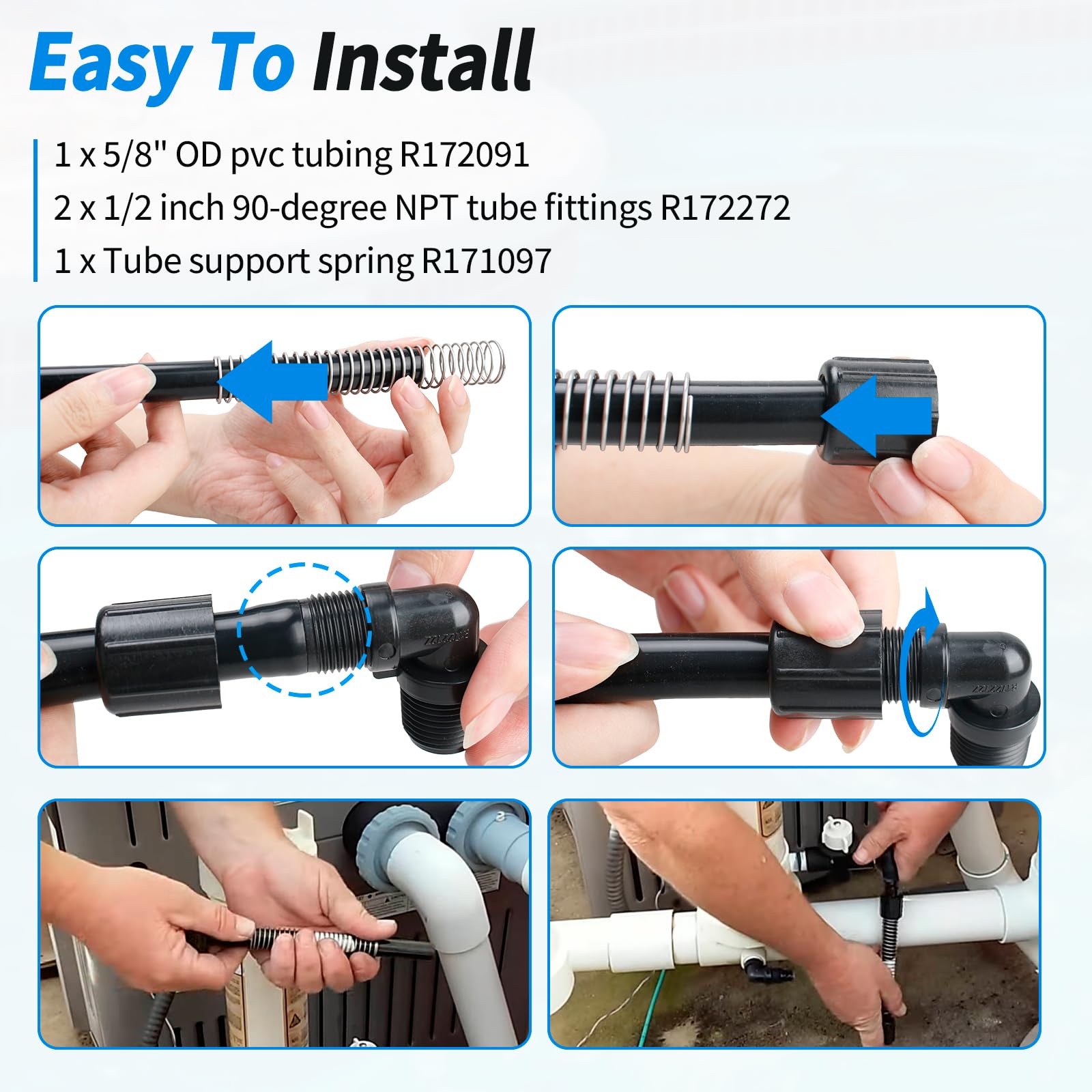 DFNIDY inline feeder tube supports durable, reliable pool sanitation.