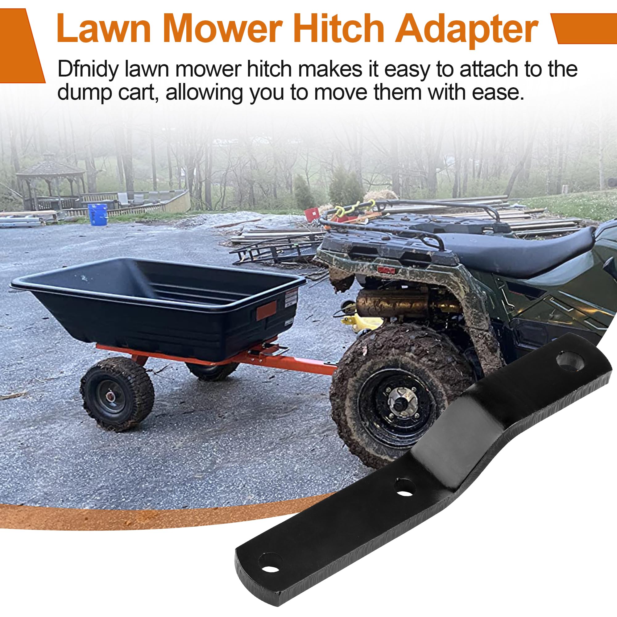 Dfnidy hitch attachment fit-check helps verify compatibility before use.