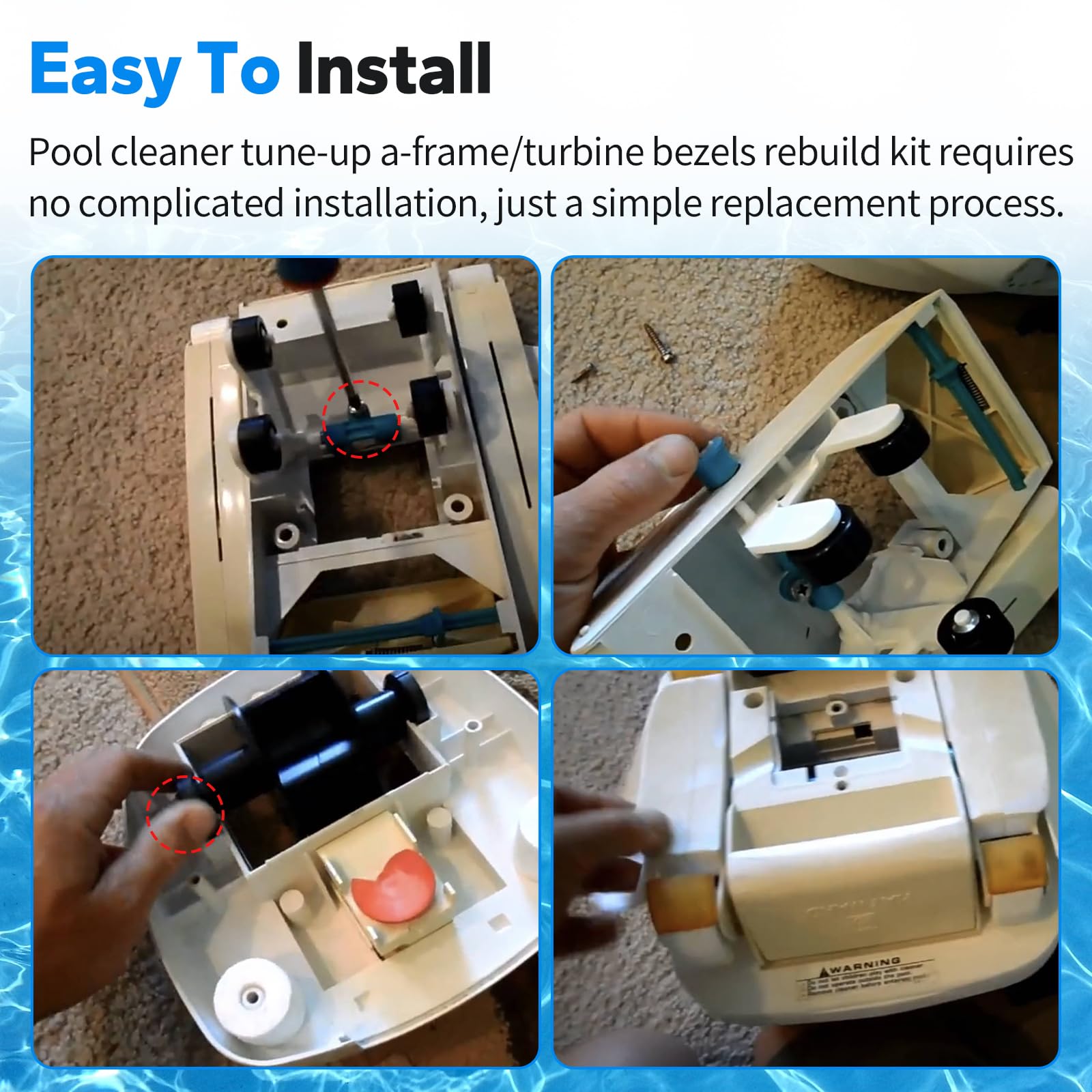Dfnidy pod shoes kit AXV414P enables smoother operation
