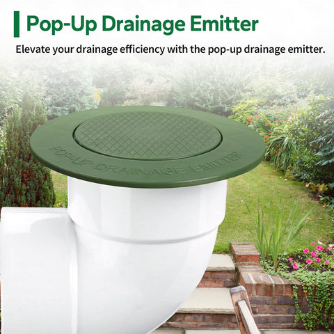 Dfnidy polyethylene emitter withstands lawn use and sunlight.
