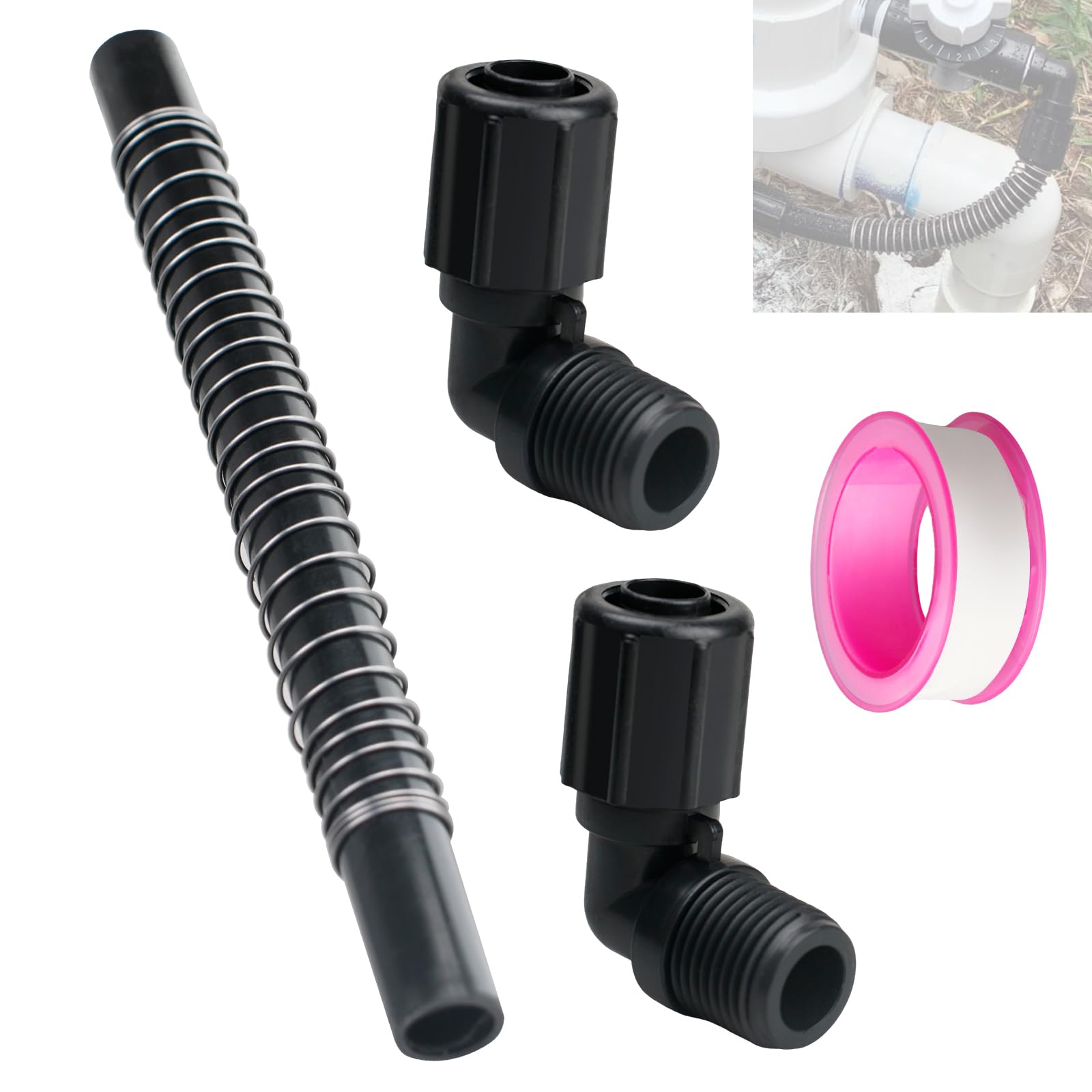DFNIDY pool chlorinator tubes with R172091 offer flexible connections for inline feeders.