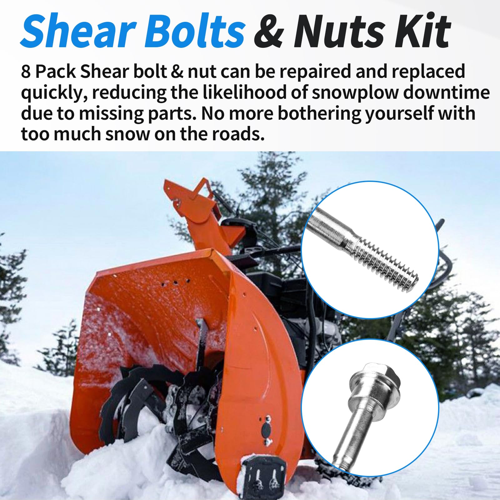 Dfnidy installation shot demonstrates easy-fitting shear pins and nuts