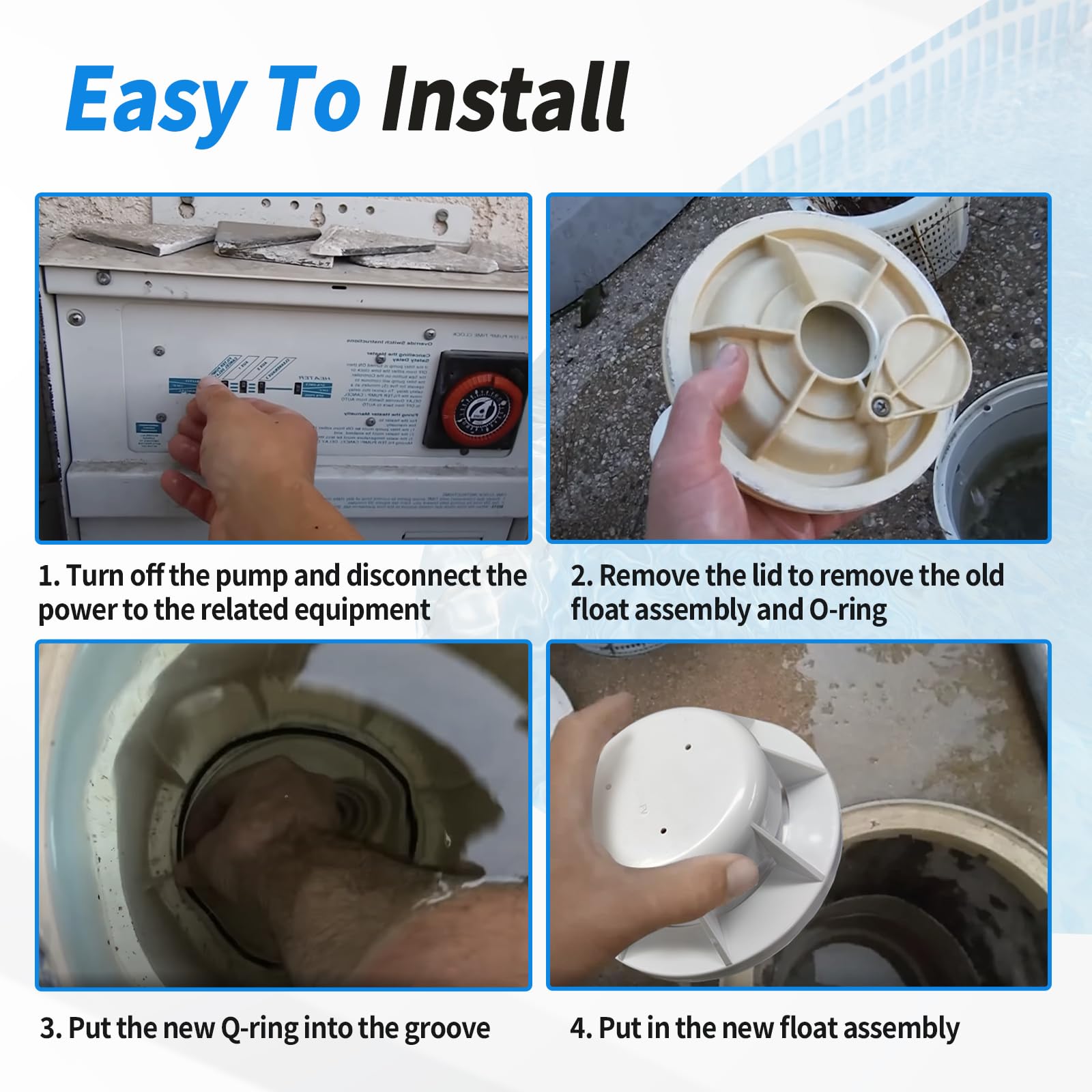 Dfnidy SP1070FV main drain balance helps safer pump operation