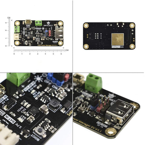 DFROBOT MPPT controller wiring diagram highlights safe, protected power connections.