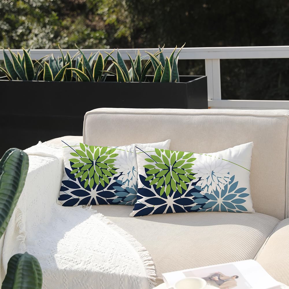 DFXSZ outdoor pillow cover back view showing concealed zipper for a clean look.