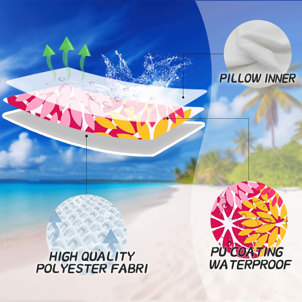 DFXSZ pillow cover waterproof coating beads water for quick rain defense