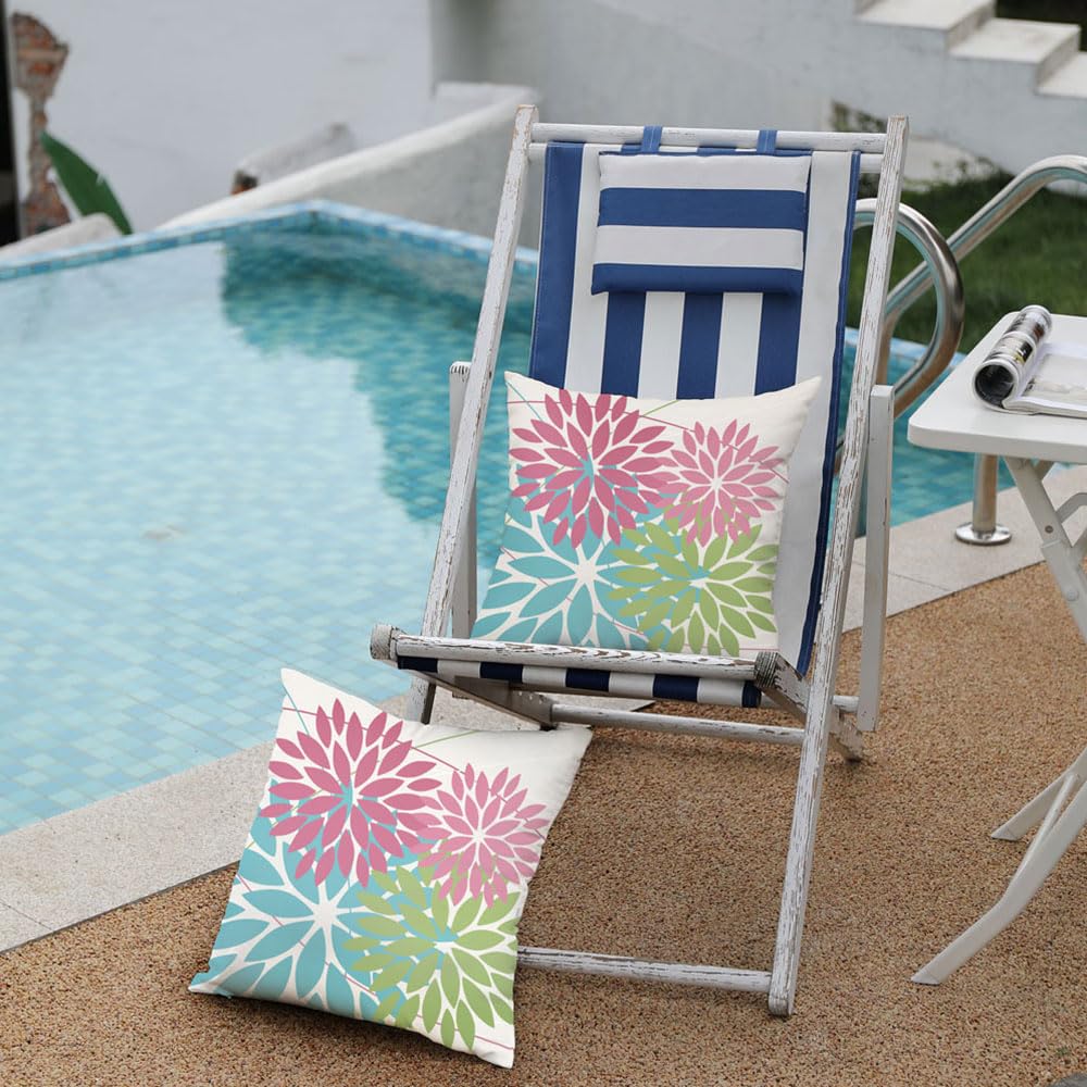 DFXSZ waterproof pillow cover with hidden zipper for easy replacement.