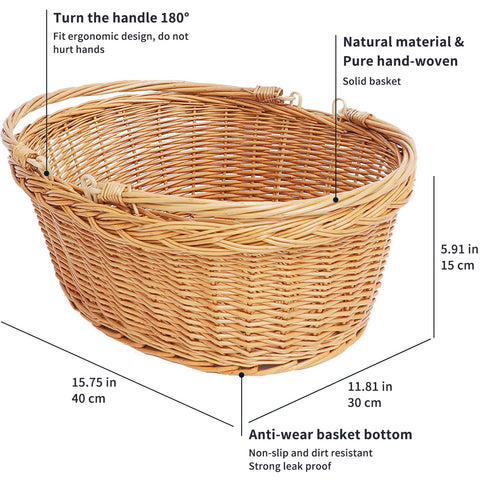 DGANXUN picnic beach outdoor event basket versatile for gatherings and décor.