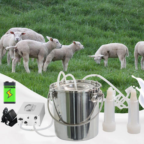DGBAIZ goat milking machine 7L milk bucket for efficient milking and storage