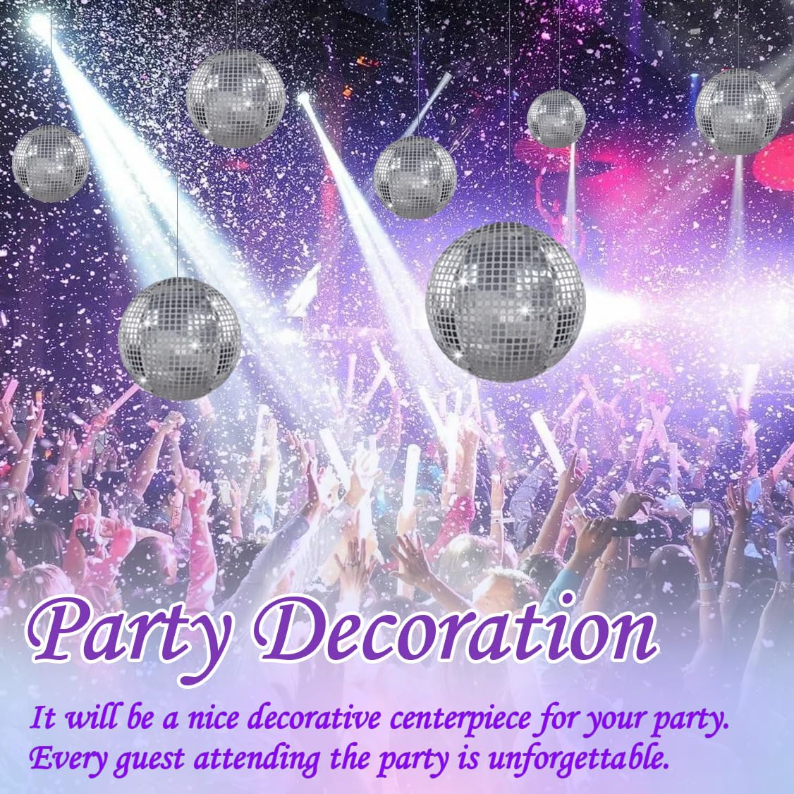 DGDRHZ foldable disco ball storage design saves space after events