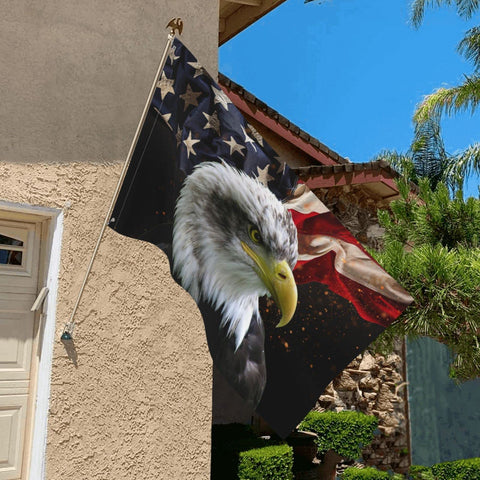 DGFhk American Eagle Flag 3x5 two-sided print for versatile display.