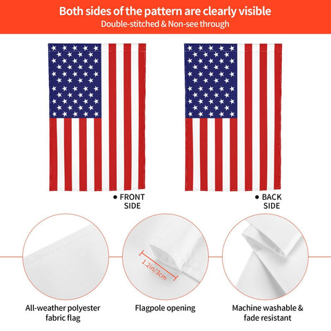 DGFhk fade resistant outdoor flag for sun and rain exposure
