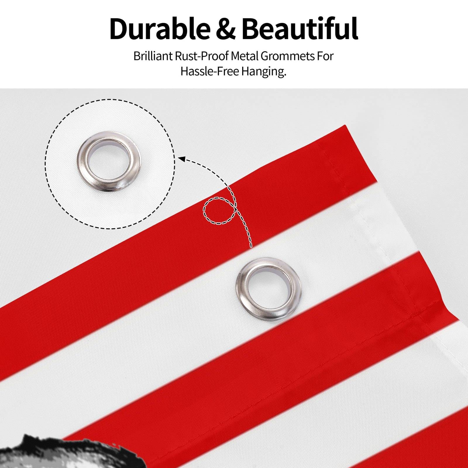 DGFhk double-sided printing ensures visibility from multiple angles.