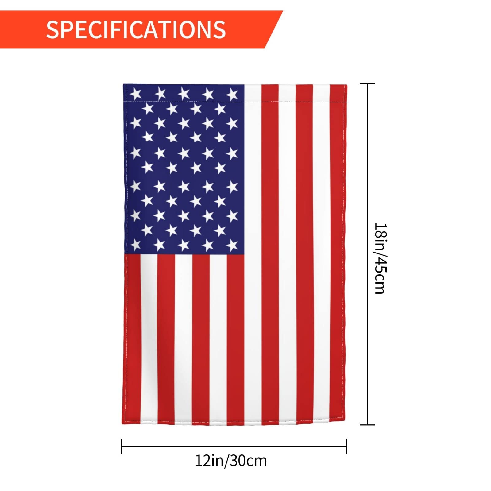DGFhk patriotic yard flag for decorative lawn displays