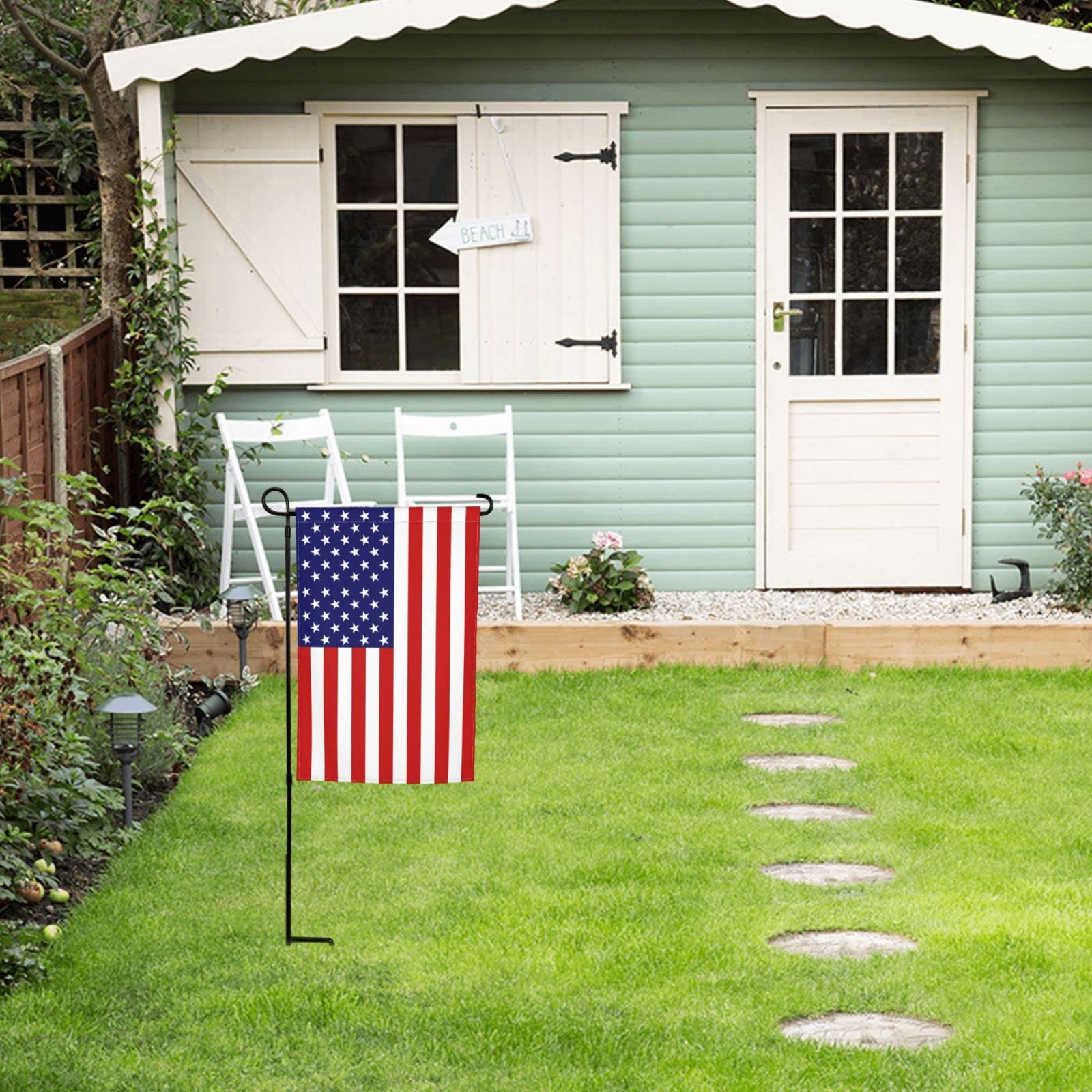 DGFhk yard lawn decor patriotic flag for garden displays