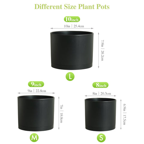 DGJDLWHX 10-inch white-brown pot blends with any decor.