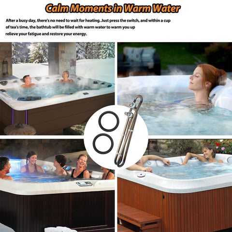 Dgqtrx durable titanium spa heater for long life