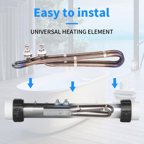 Dgqtrx flo-thru heater assembly enables easy on-site installation.