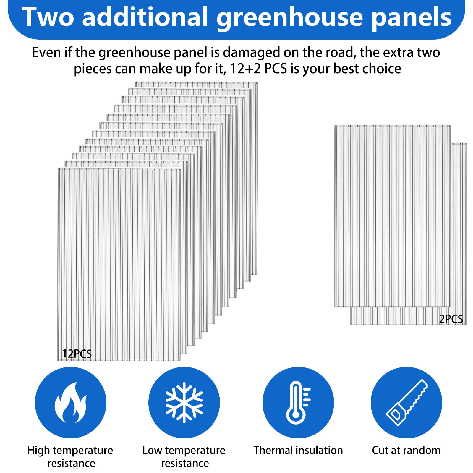 DGSL greenhouse panels highlight high light transmission for vibrant growth.