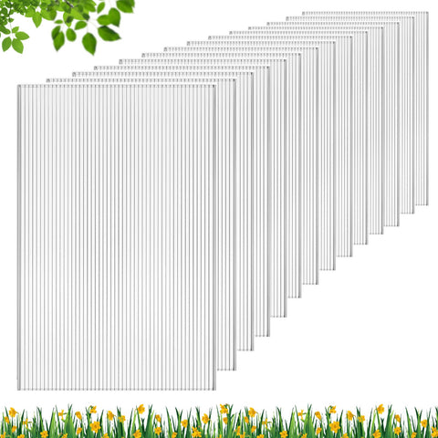 DGSL twin-wall greenhouse panel close-up showing high light transmission for thriving plants