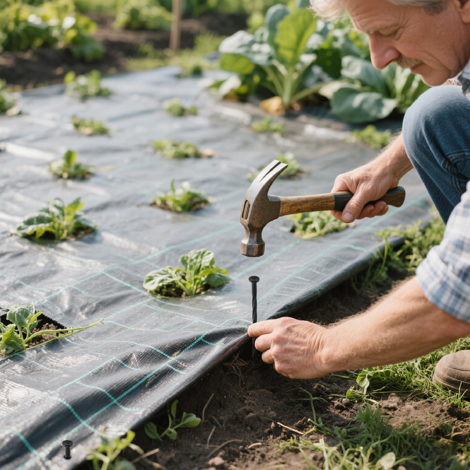 DharBnt garden fabric pegs install quickly for a clean, professional look.