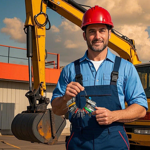 DHEISHA compact carry key ring included for on-site convenience.