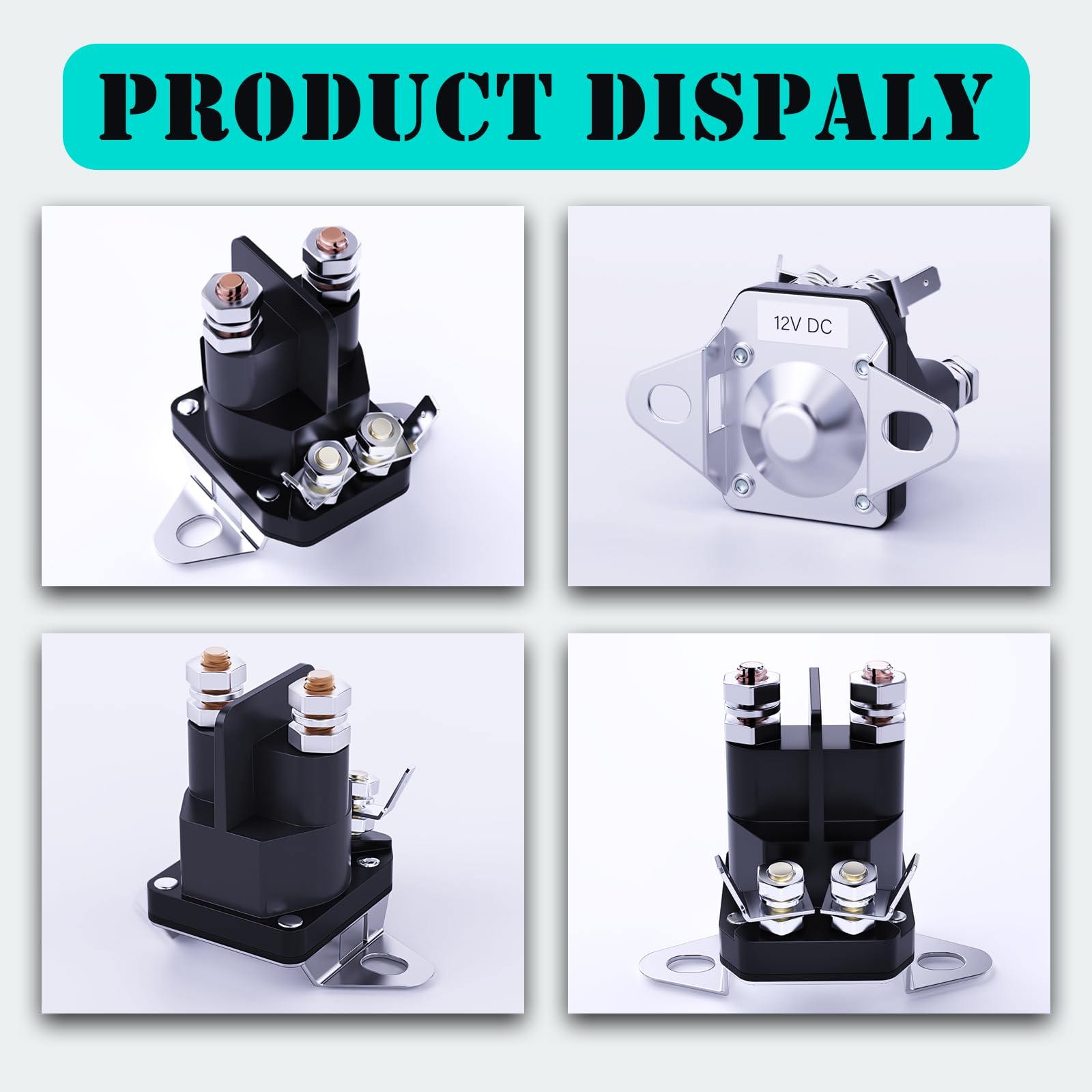 DHEISHA easy install solenoid with bottom mounting holes for secure fit.