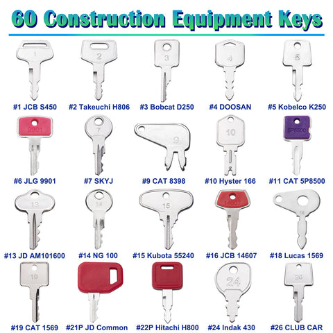 DHEISHA ignition keys made from durable material for long-lasting use.