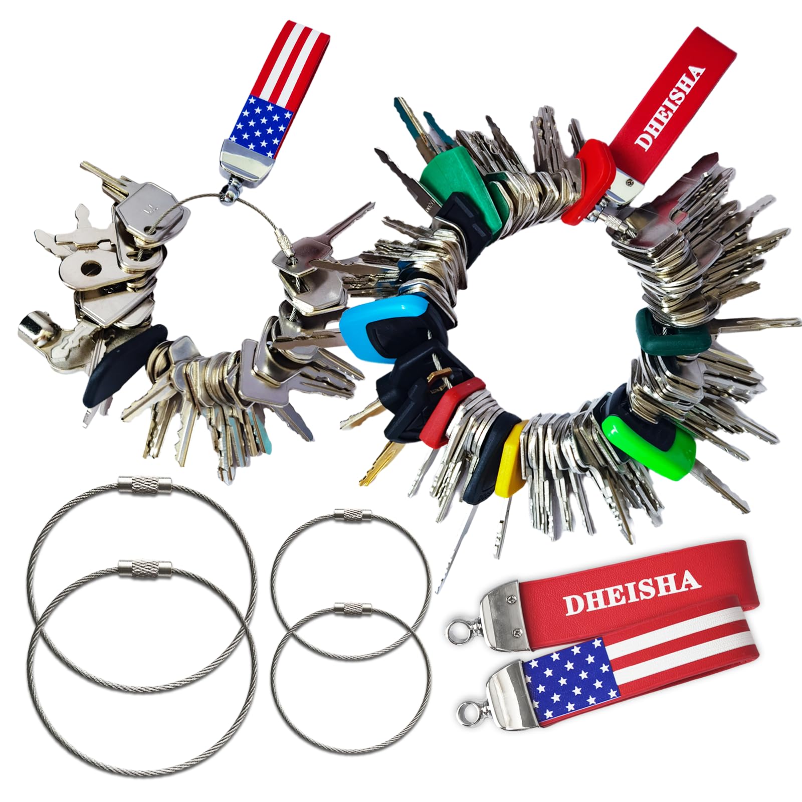 DHEISHA worksite spare keys kit for contractors and operators.