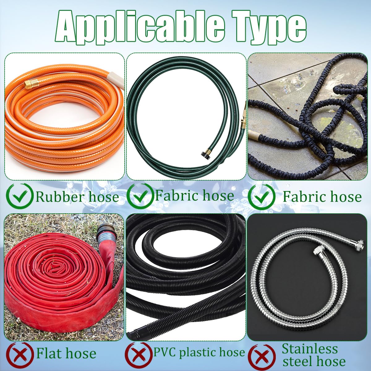 Dhieong compatible with standard hose sizes for flexible garden setups.