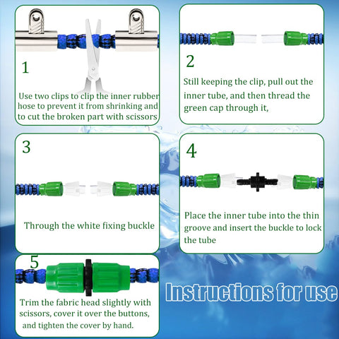 Dhieong quick-install design enables tool-free hose repairs.