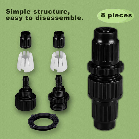 Dhieong upgraded-thread design provides a tight, tool-free seal.