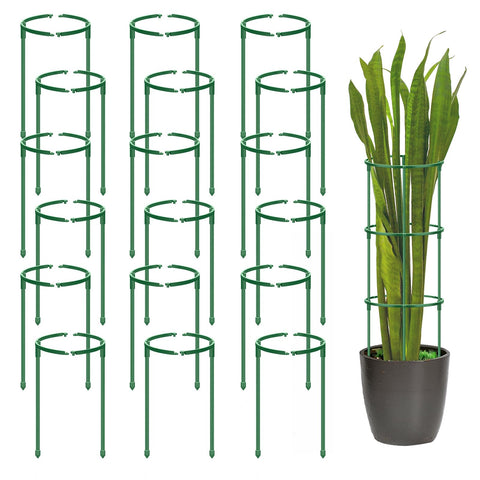 DI QIU REN half-round stake stackable 3-tier supports tall indoor plants.