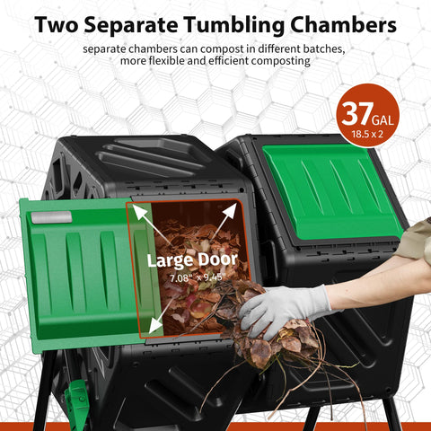 DIAMONDFORGE aeration system boosts airflow for faster decomposition.