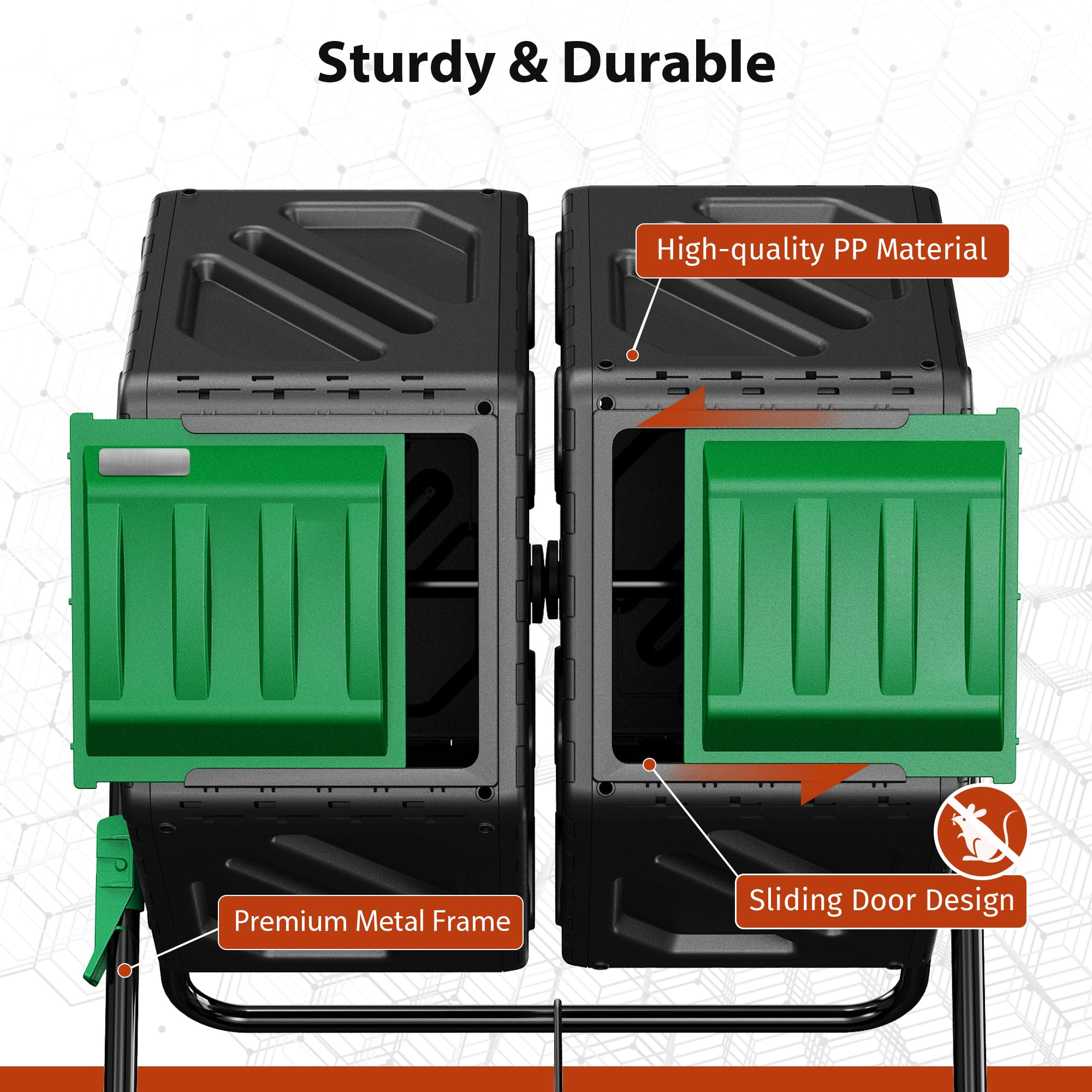 DIAMONDFORGE durable outdoor construction withstands weather and wear.