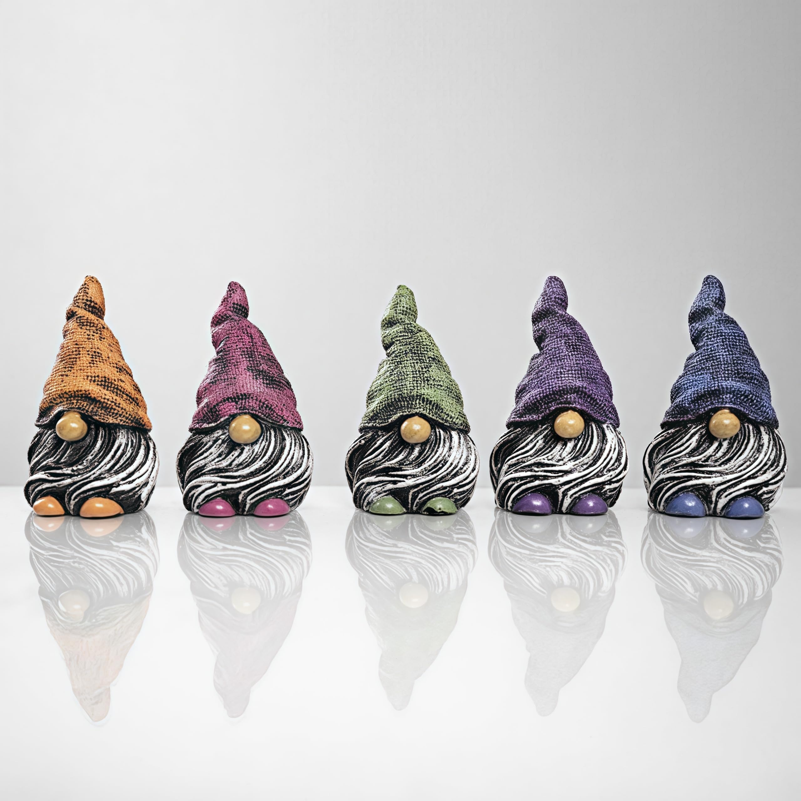 Dianreno gnomes cute figurines enhance indoor plant displays.