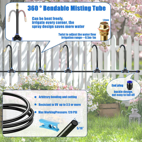 Dianrui atomizing copper nozzles provide efficient misting with water savings.