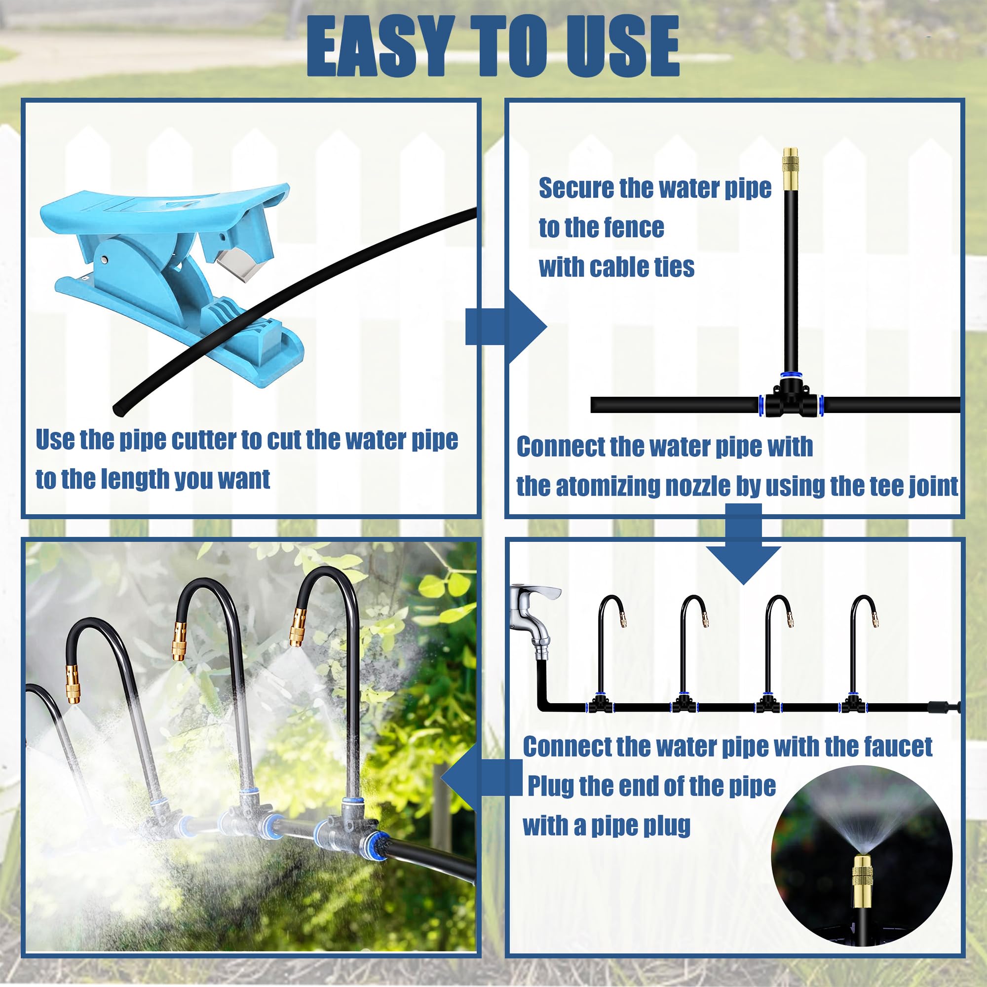 Dianrui faucet adapters 1/2 and 3/4 widen compatibility with most taps.