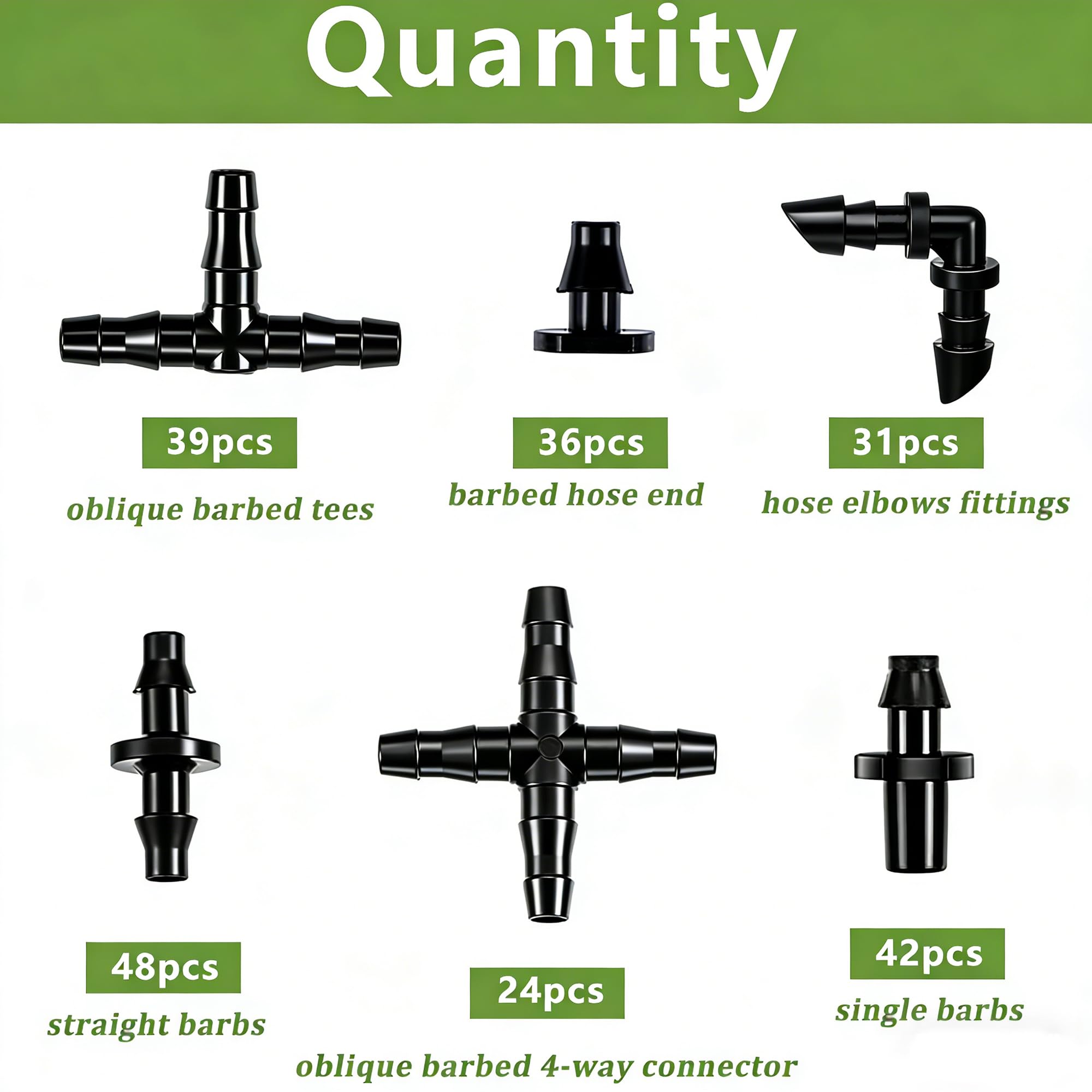 Dianrui straight barb fittings highlight durable 1/4 inch tubing connections