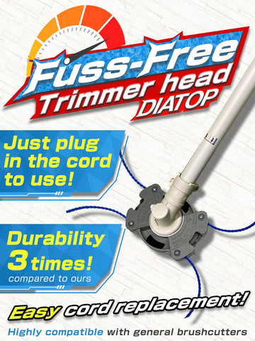 DIATOP cord replacement demonstrates easy, no-disassembly swapping.