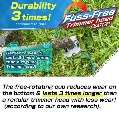 DIATOP no-disassembly design enables fast cord changes.