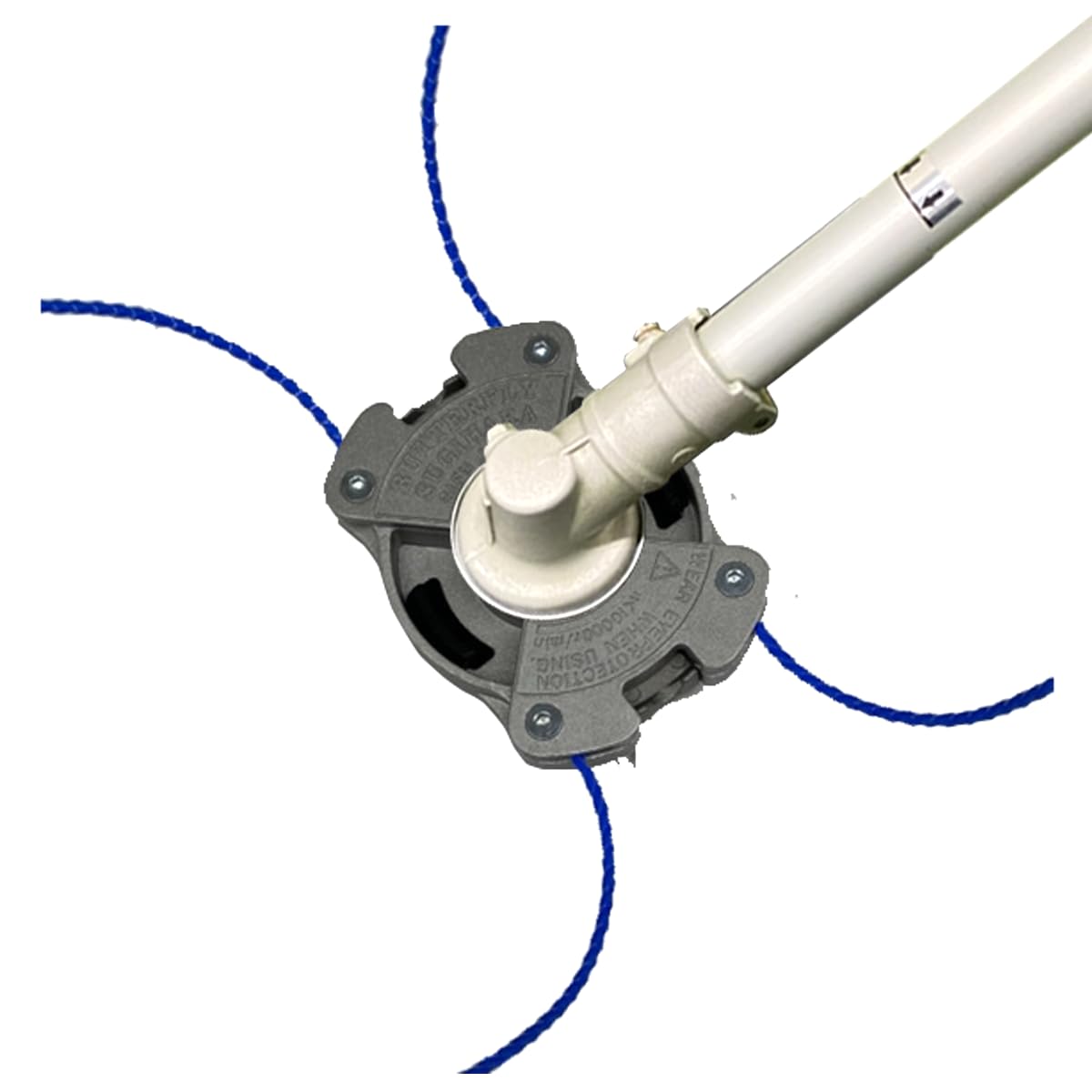 DIATOP universal trimmer head fits most engines for quick setup.